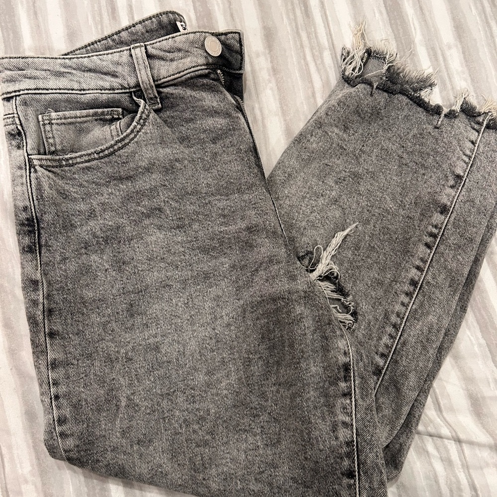 Hi rise straight cropped Jean size 13